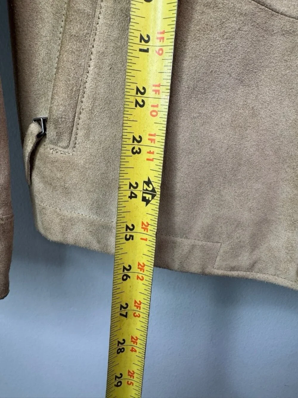 Banana Republic Men’s Suede Leather Collared Zip Up Jacket Size Small
